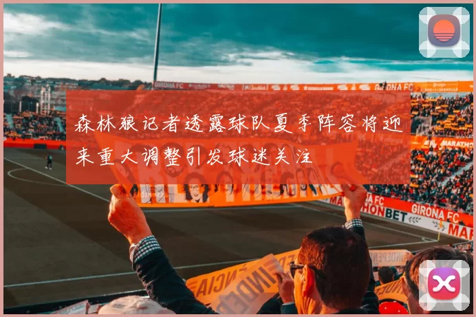 森林狼记者透露球队夏季阵容将迎来重大调整引发球迷关注